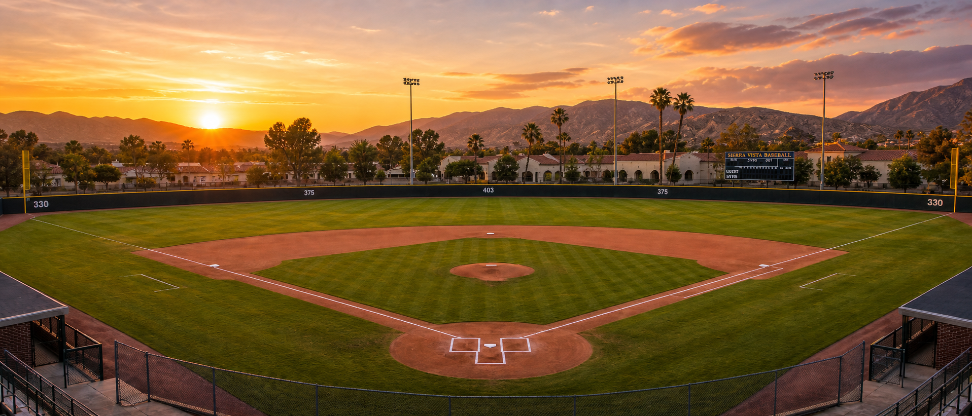 Baseball field background